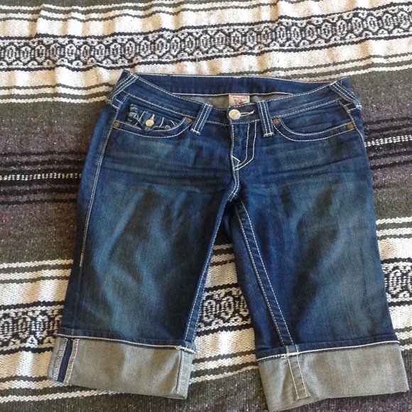 True Religion Bermuda Jeans -Sz 28H4